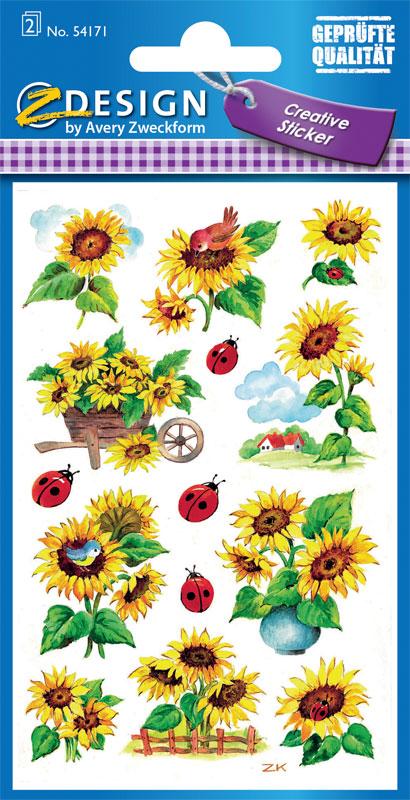 Sunflower Sticker mica